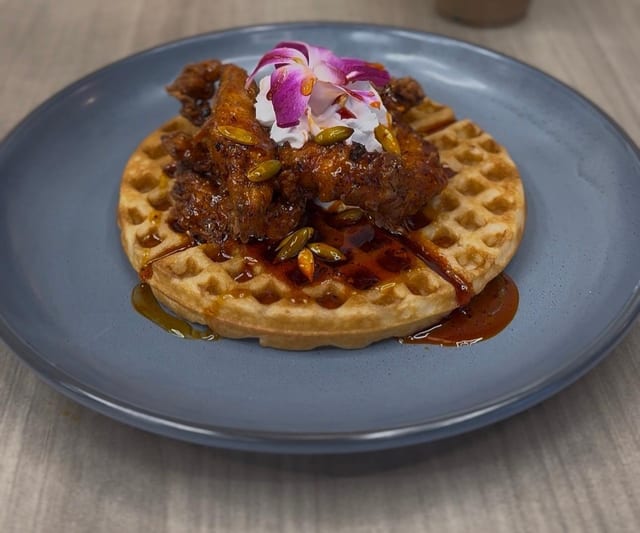 Chicken and Waffle.