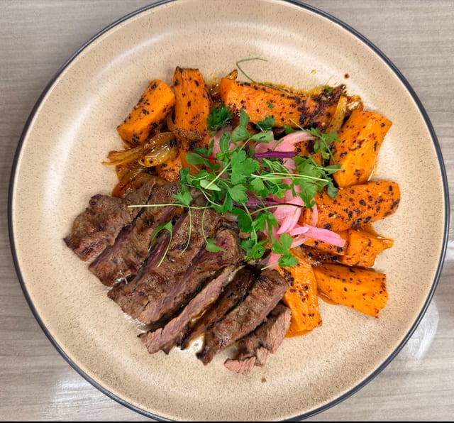 Sweet Potato & Fajita.